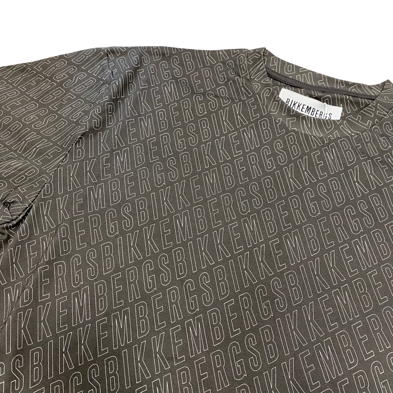 Bikkembergs maglietta manica corta con stampa All-Over BMT0912 8000 nero