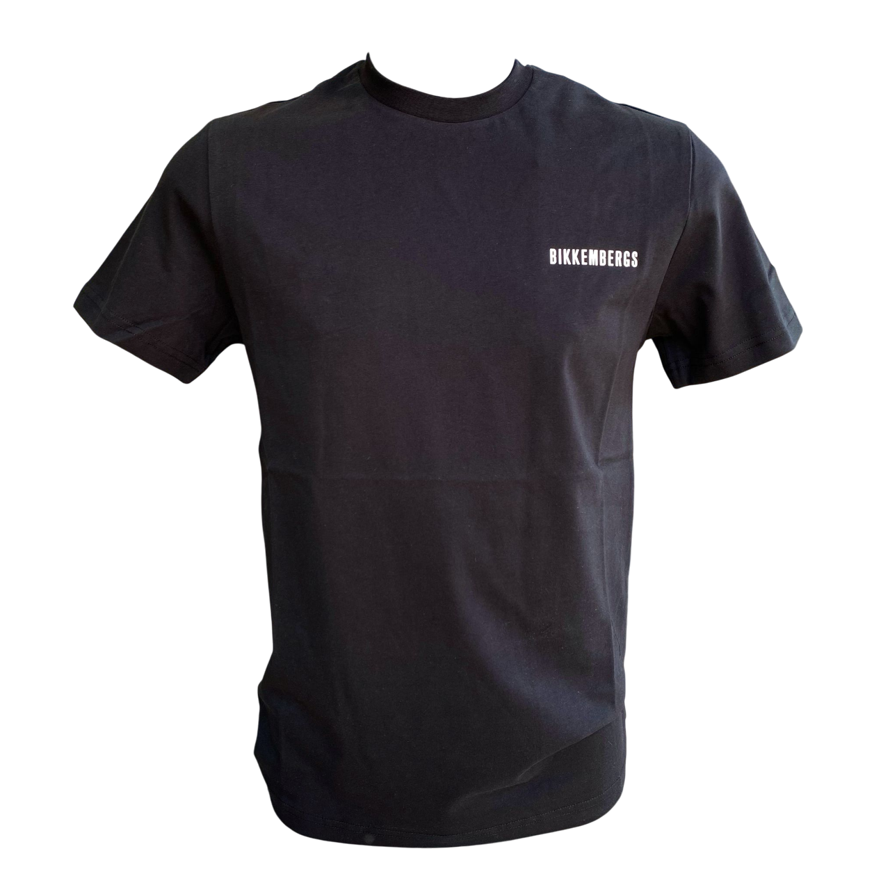 Bikkembergs maglietta manica corta da uomo con logo in tinta BMT0931 8000 nero
