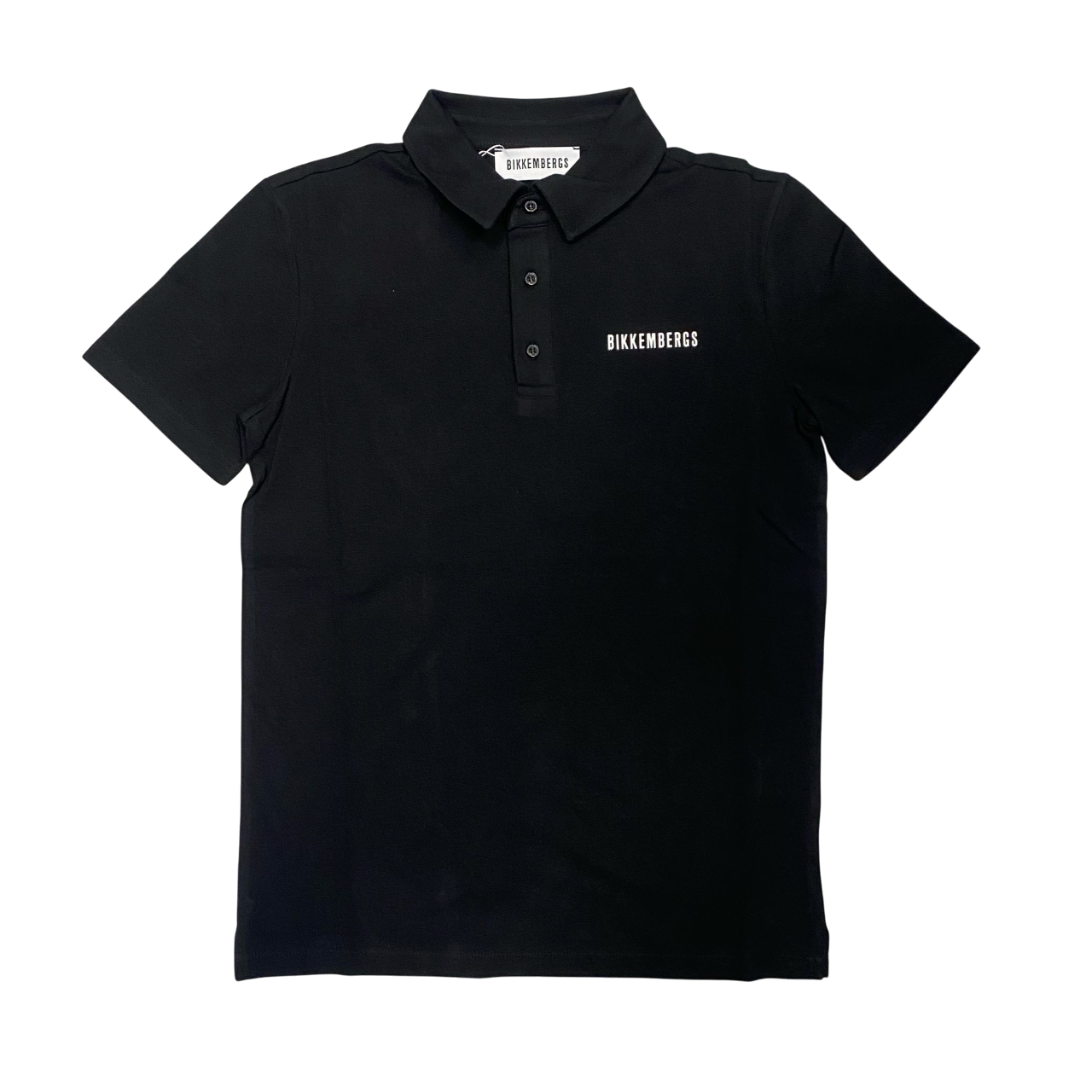 Bikkembergs polo da uomo manica corta BMT0930 8000 nero