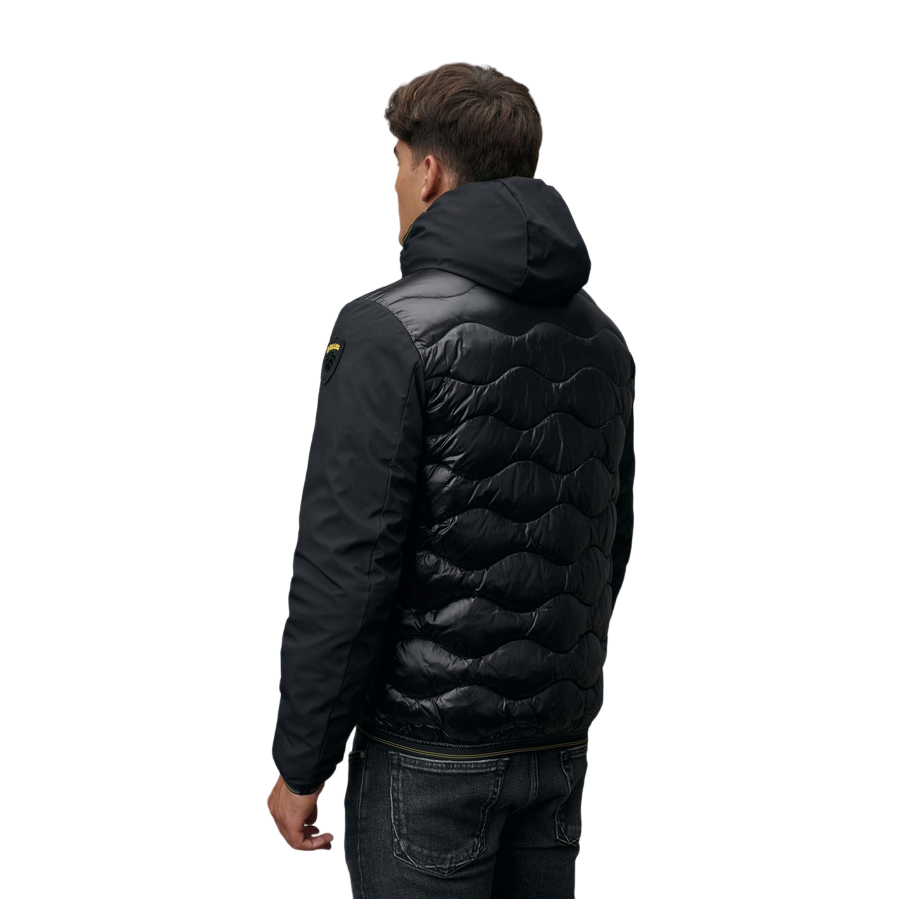 Blauer Piumino da uomo con imbottitura mista Albert 24WBLUC08034-006355 nero