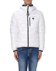 Blauer Piumino da uomo leggero ad onde Wave 24WBLUC0303 006355 100 bianco