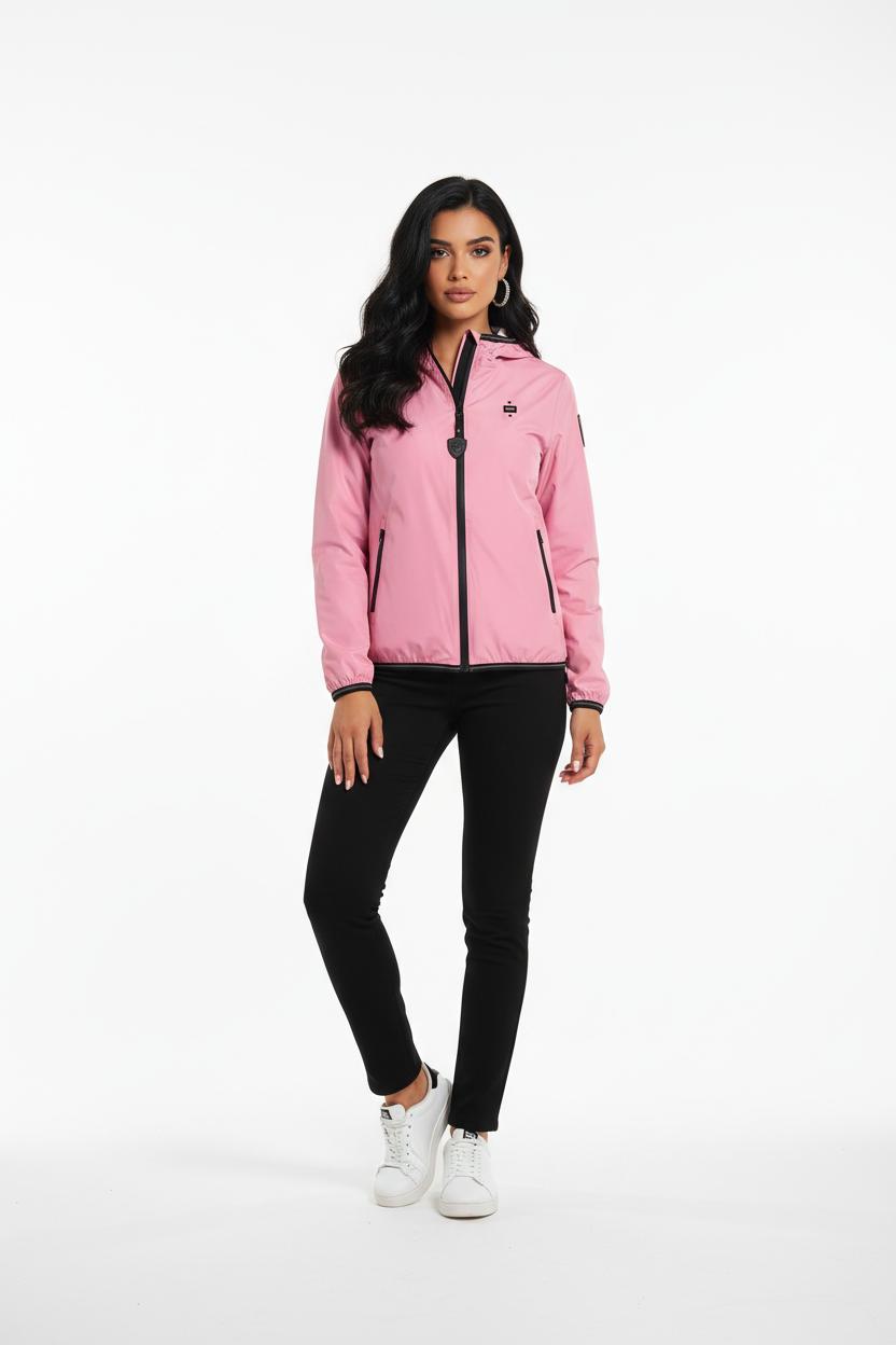 Blauer Donna giubbino con cappuccio 26SBLDC10099 007462 409 rosa