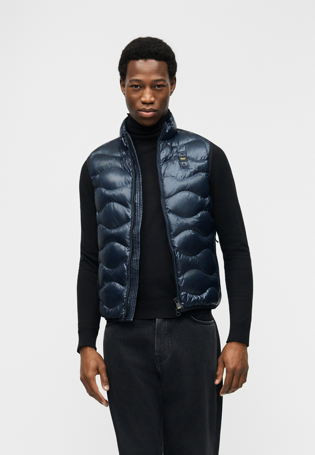 Blauer Gilet da uomo Danny 26SBLUX02184-005958 888RF Blu