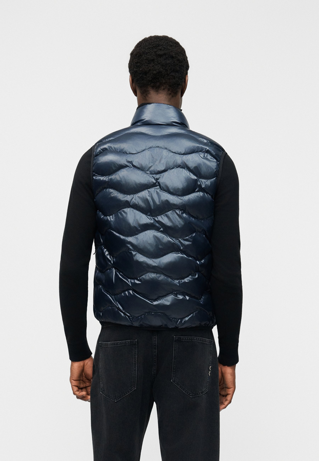 Blauer Gilet da uomo Danny 26SBLUX02184-005958 888RF Blu dietro