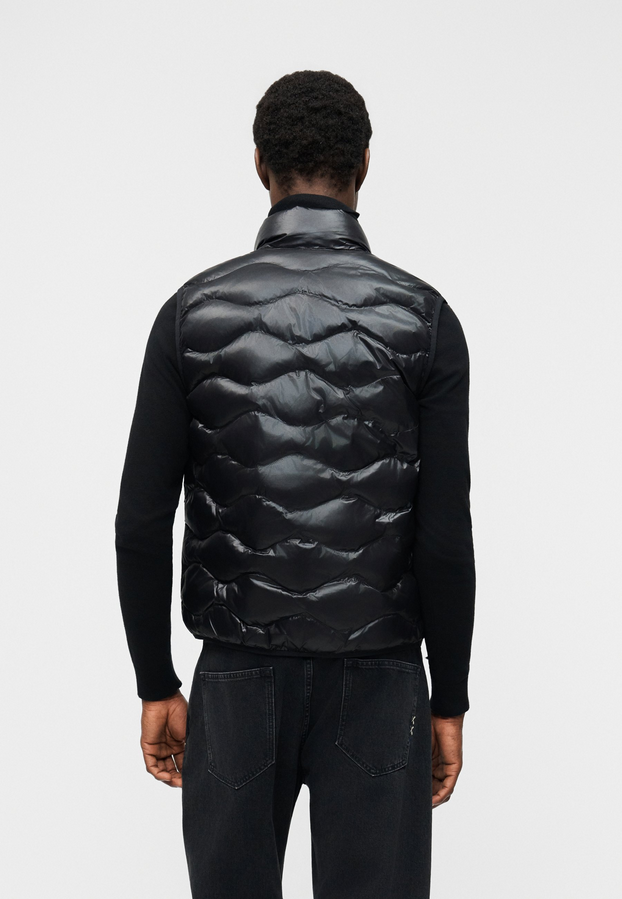 Blauer Gilet da uomo Danny 26SBLUX02184-005958 999ET Nero dietro