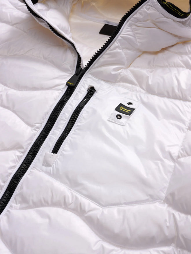 Blauer Giubbotto Uomo Wave 25WBLUC03074-006355 Bianco - dettaglio