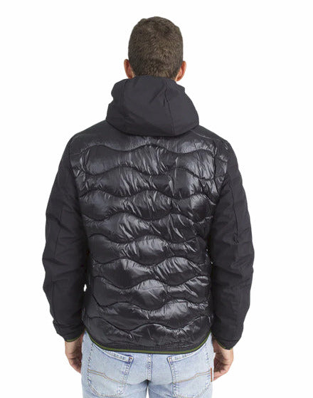 Blauer Piumino Uomo Albert 25WBLUC08078-006355-999 Nero vista da dietro