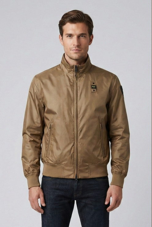 Blauer bomber leggero sfoderato Duxbury 26SBLUC11028 007462 340 Bronzo