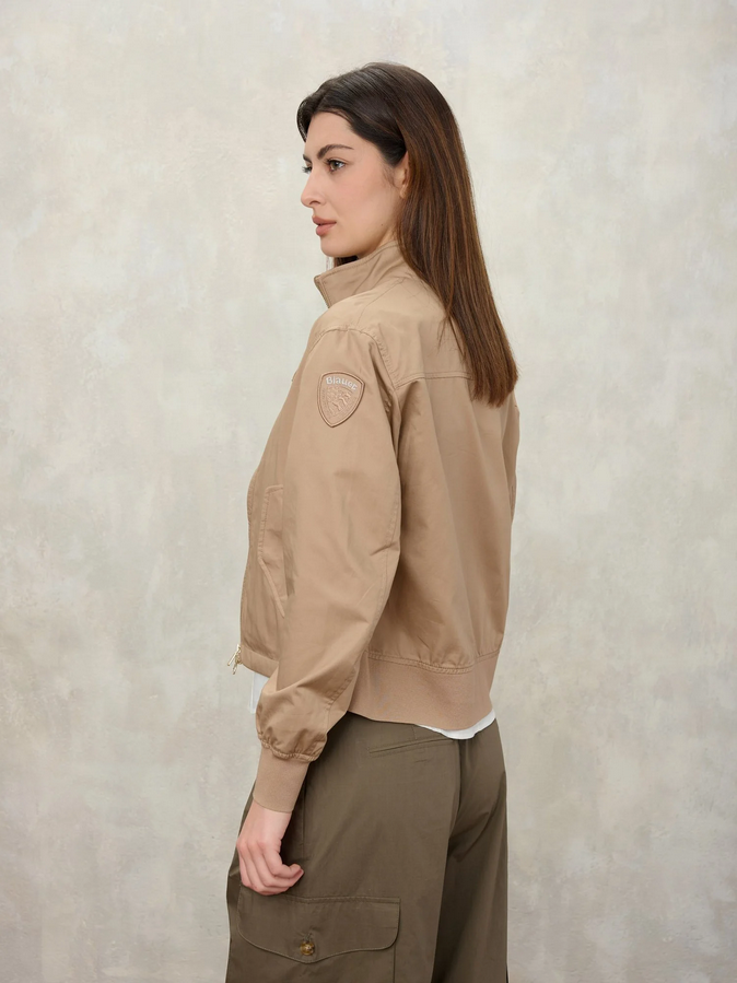 Blauer donna Giacca Bomber CARNEYED 26SBLDC04460-007475 327 Beige laterale