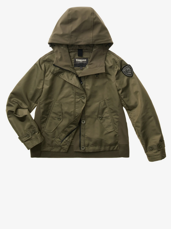 Blauer donna Giacca Liscia MARCELLA 26SBLDC01219-007108 60H verde giubbotto