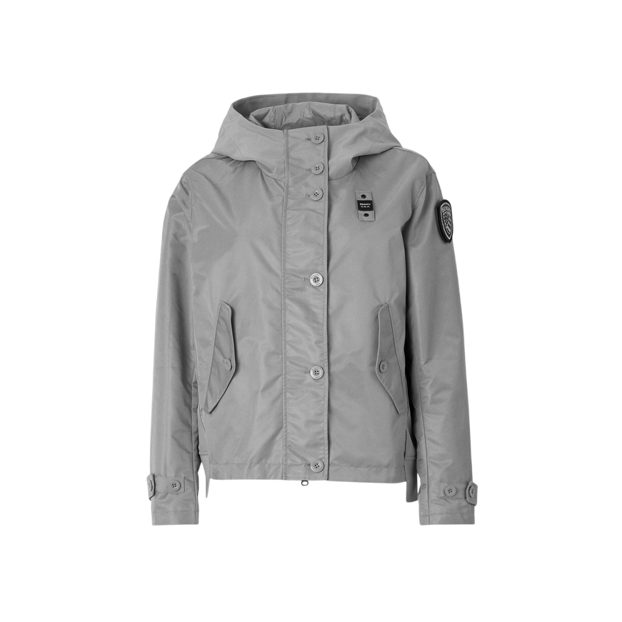 Blauer giacca liscia da donna con cappuccio Marcella 25SBLDC01222-007108 937 grigio