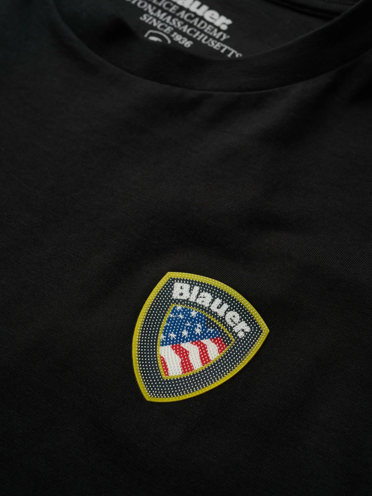 Blauer uomo maglietta in cotone manica corta 26SBLUH02284-007480 999 nero