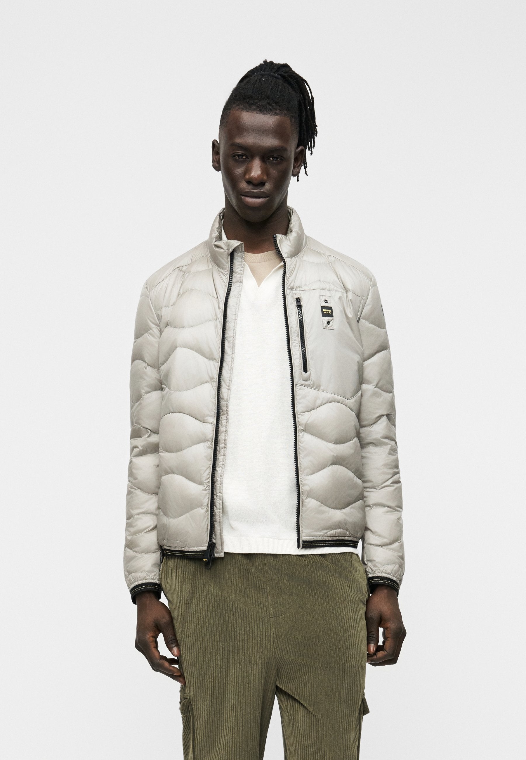 Blauer uomo piumino leggero uomo Daniel 26SBLUC03178-006719 915 Beige