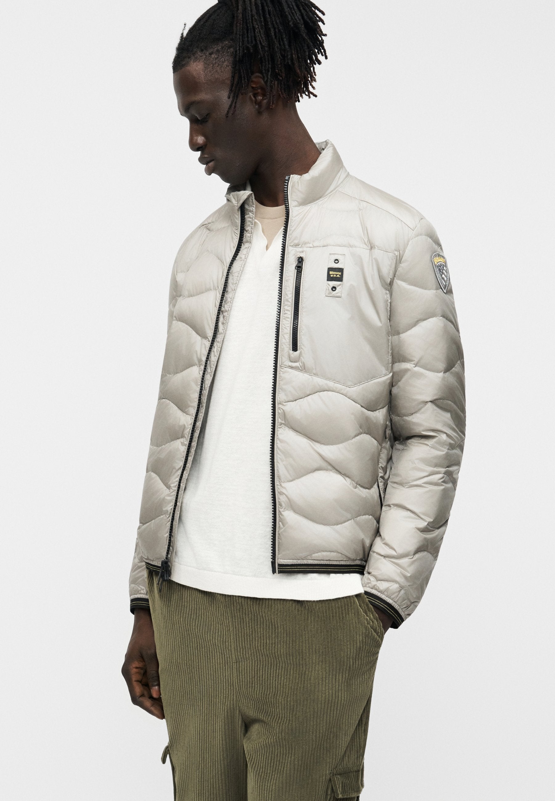 Blauer uomo piumino leggero uomo Daniel 26SBLUC03178-006719 915 Beige