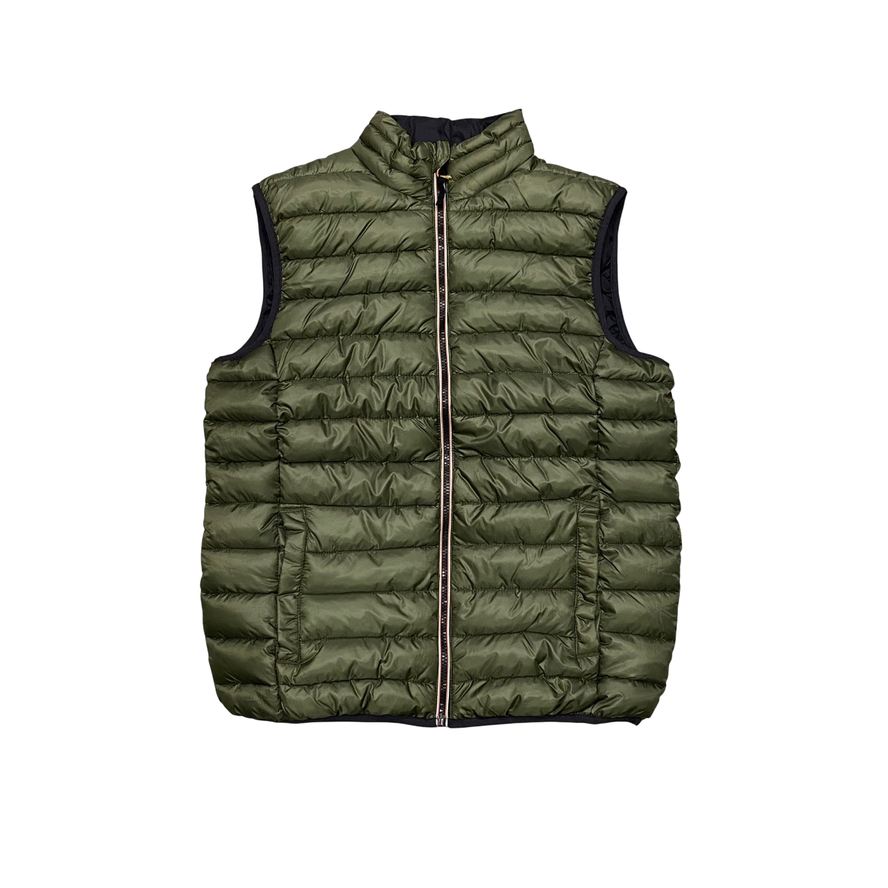 Blend giubbino smanicato reversibile da uomo Bromsey 20718040 190515 verde-blu