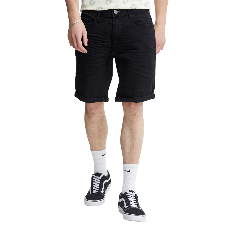 Blend pantaloncino in jeans da uomo 20713326 denim nero