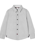 Boboli Camicia oxford manica lunga per ragazzo 737209 9174 grigio