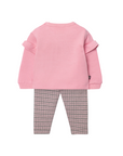 Boboli Completo di felpa e leggings per neonato femmina 109011-3872 rosa