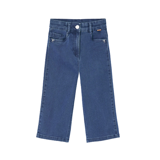 Boboli Pantaloni denim elastico per ragazzi 490542 blu