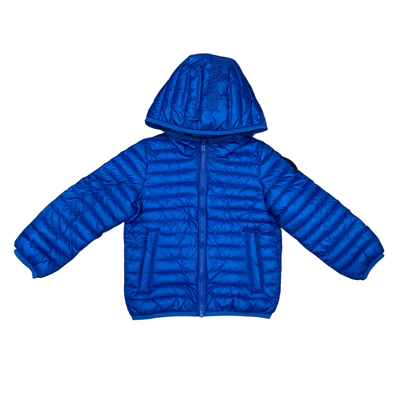Bomboogie giubbino 100 grammi con cappuccio da ragazzo JB8412TKJ4 237 bluette