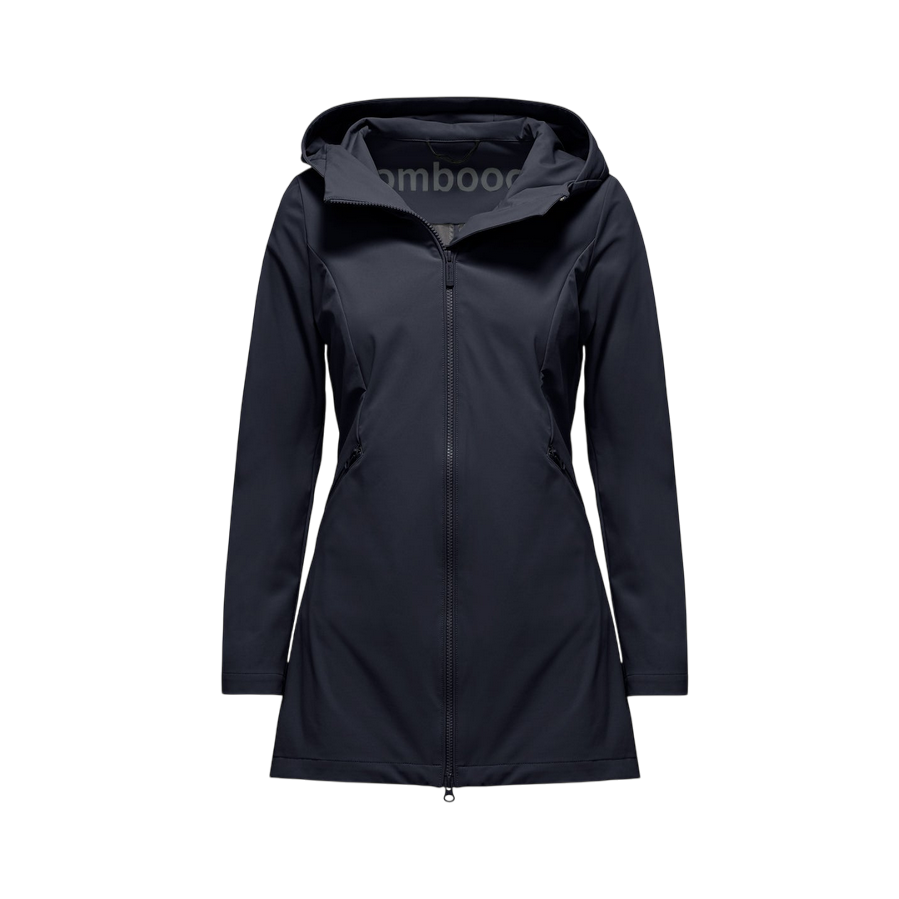 Bomboogie parka da donna antipioggia e antivento sfoderato CW8364TNSD5 297 blu scuro1