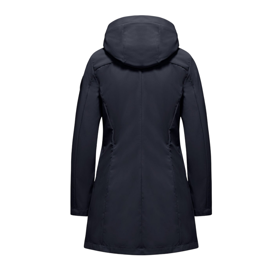 Bomboogie parka da donna antipioggia e antivento sfoderato CW8364TNSD5 297 blu scuro3