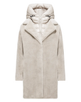 Bomboogie cappotto in ecopelliccia da donna Odessa CW6570TFSB4 503 grigio cristallo