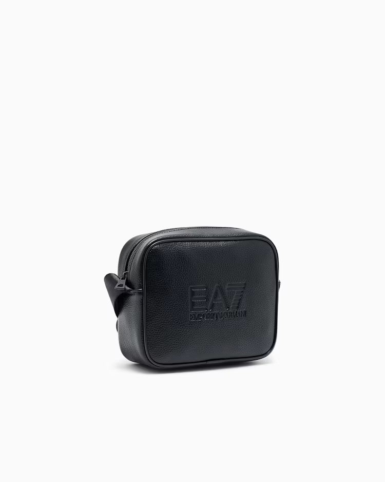EA7 ARMANI Borsa a tracolla con logo in rilievo e tracolla regolabile 7W001619 AF27199 UC001 nero