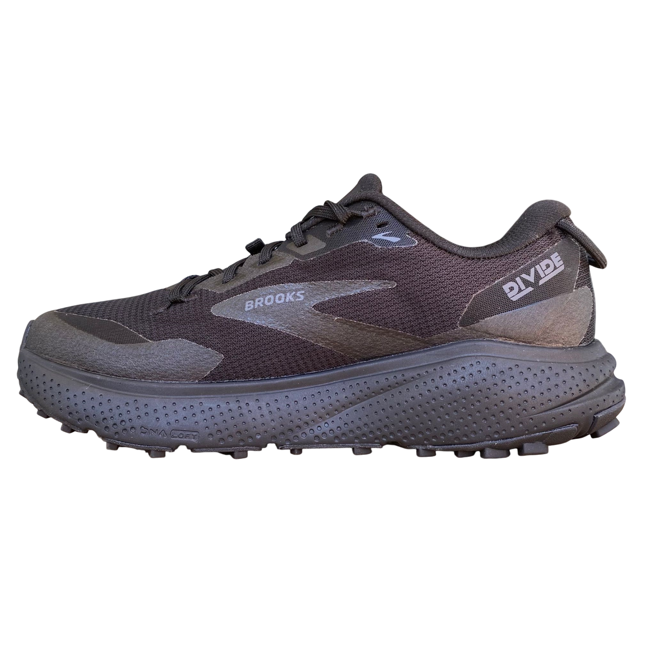 Brooks Divide 6 GTX 120448020 scarpe trail running donna nero vista laterale interna
