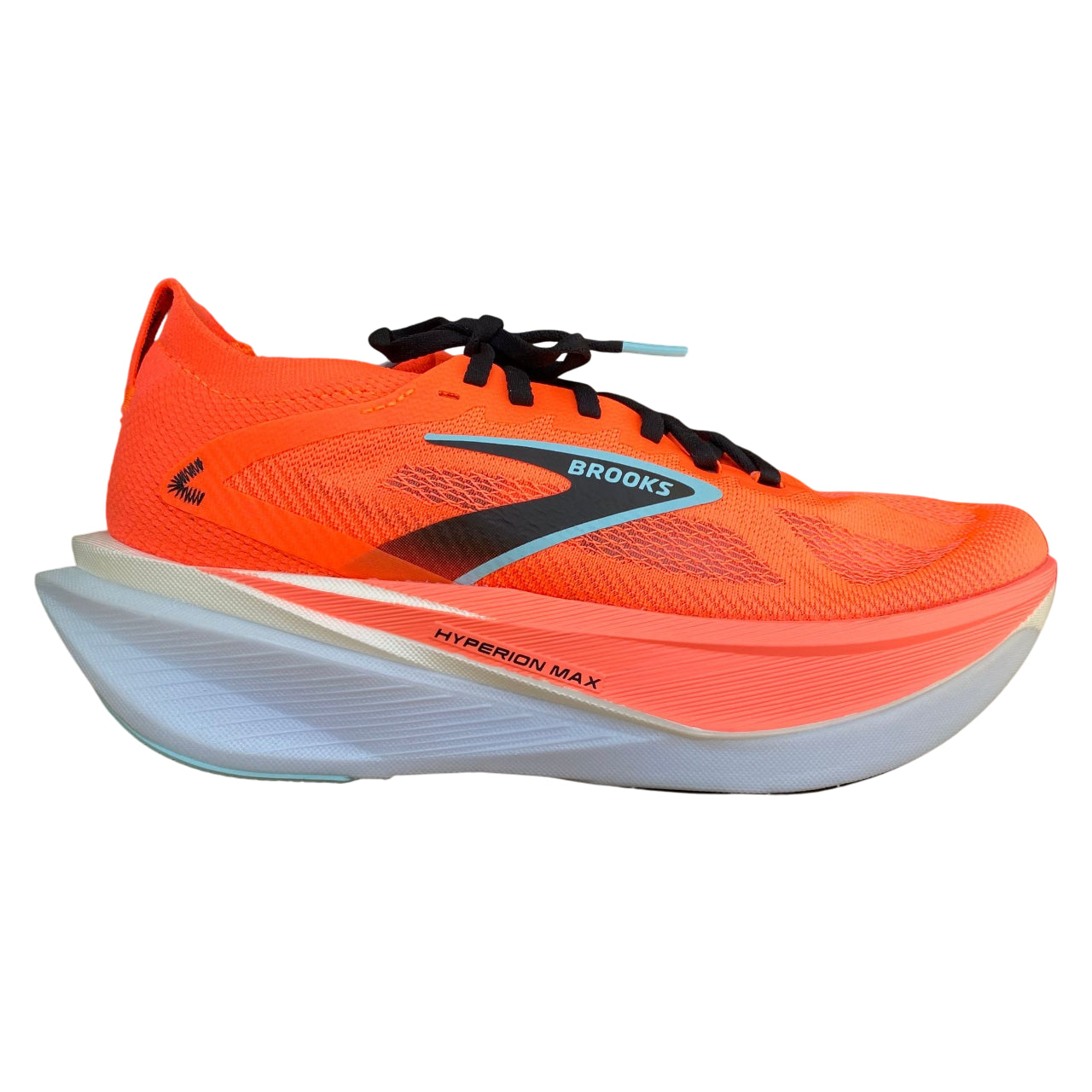 Brooks Hyperion Max 3 110467670 scarpe running uomo corallo nero racing vista laterale