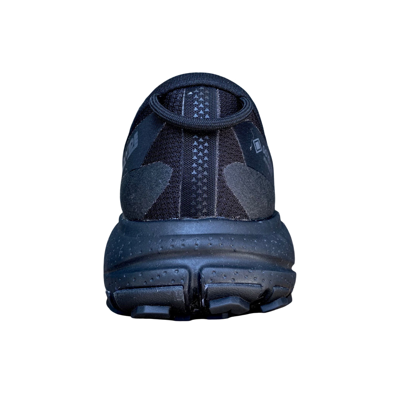 Brooks Scarpa da Trail Running Uomo Divide 6 GTX Nera - Vista Dettaglio Tallone