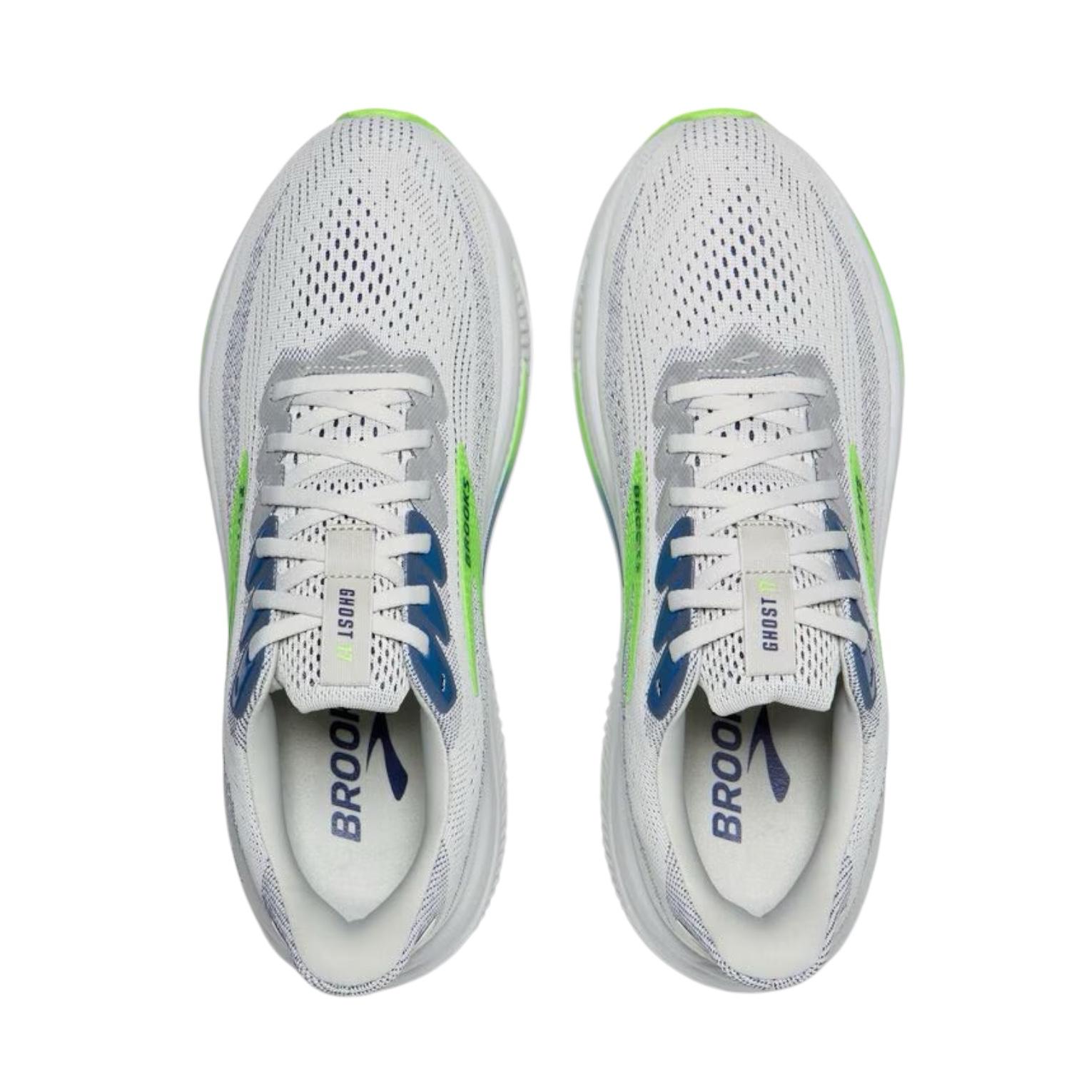 Brooks scarpa da corsa da uomo Ghost 17 110442454 Oyster vista dall'alto