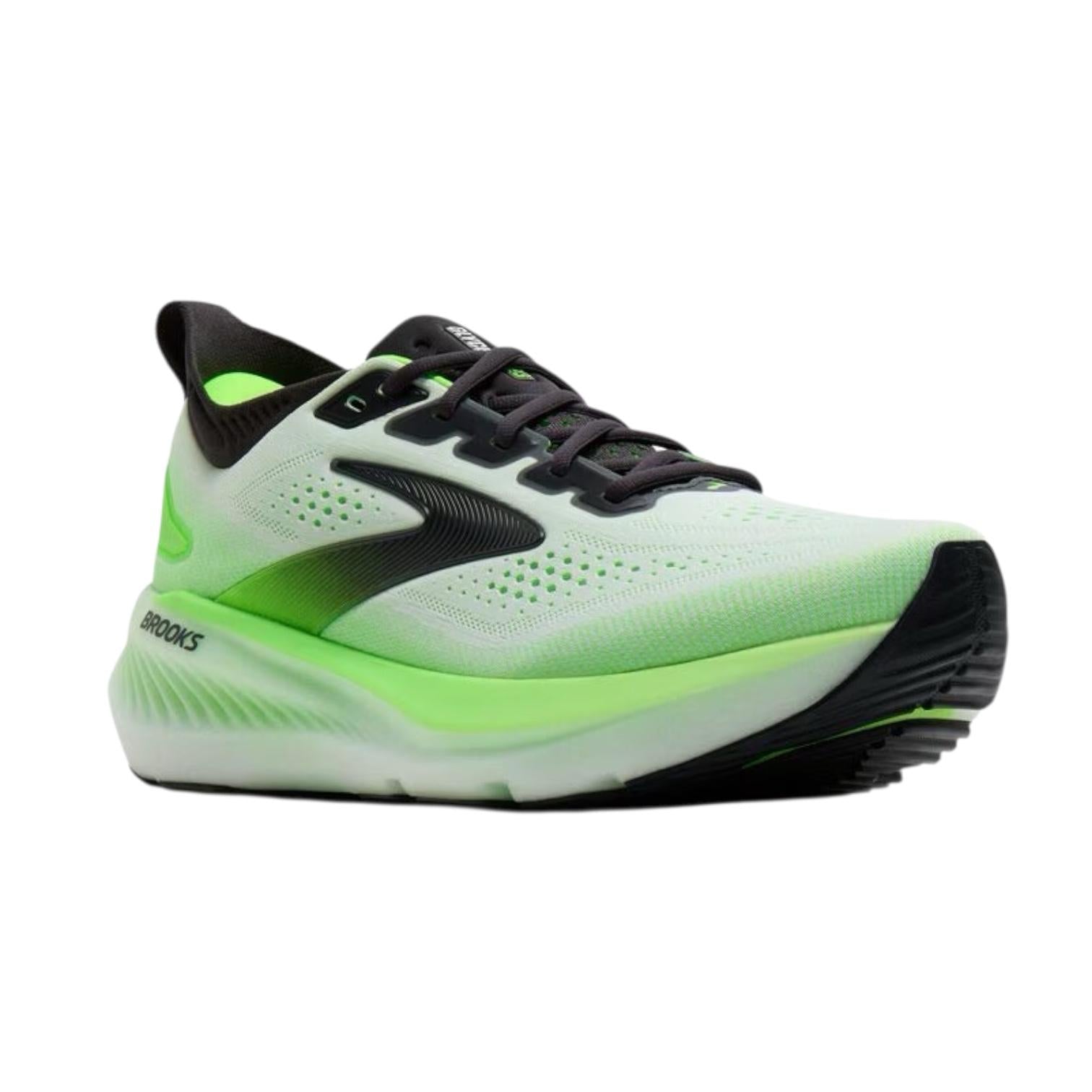 Brooks scarpa da corsa da uomo Glycerin 23 110476154 bianco-verde vista avanti