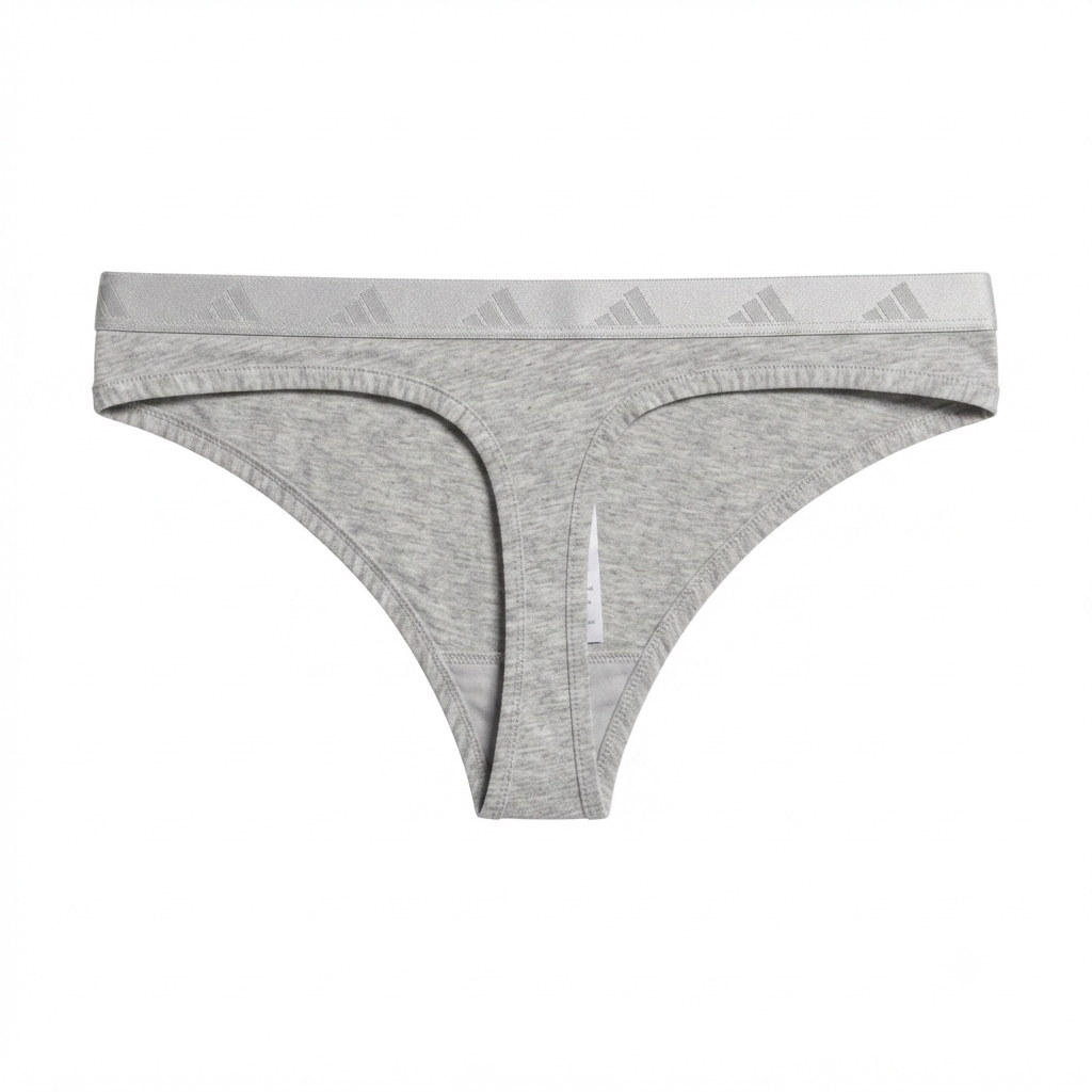 Adidas intimo donna perizoma a vita bassa Low rise JL3478 grigio