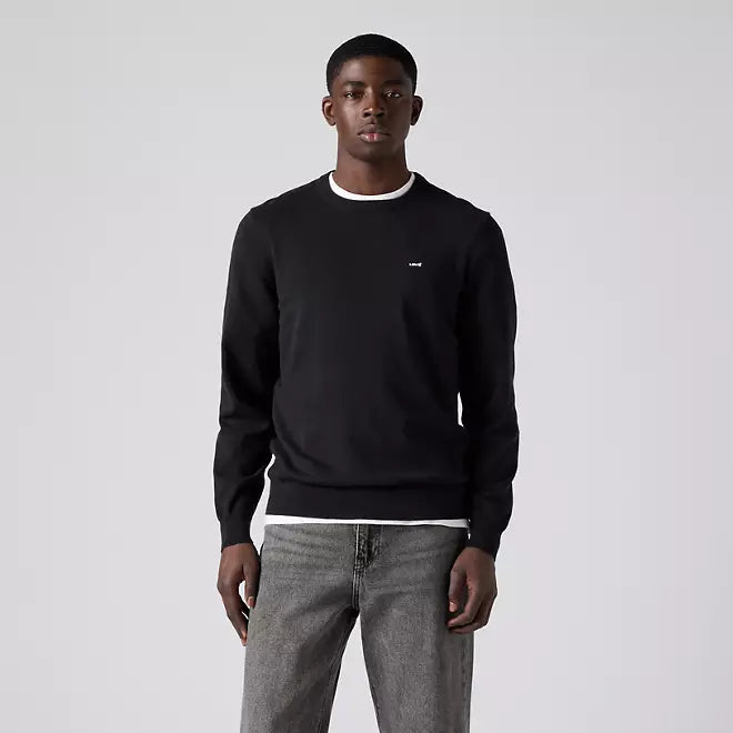 Levi's Maglia da uomo Housemark leggera A72070040 nera