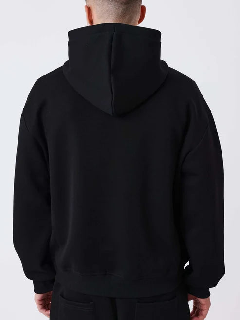 PXP felpa con cappuccio e cerniera da uomo 2633207 BK nera