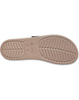 Crocs sandalo da donna con zeppa Brooklyn Buckle Low Wedge W 207431-4LH deep navy