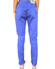 CafèNoir pantalone aderente in tinto capo C7JP0169 B055 azzurro