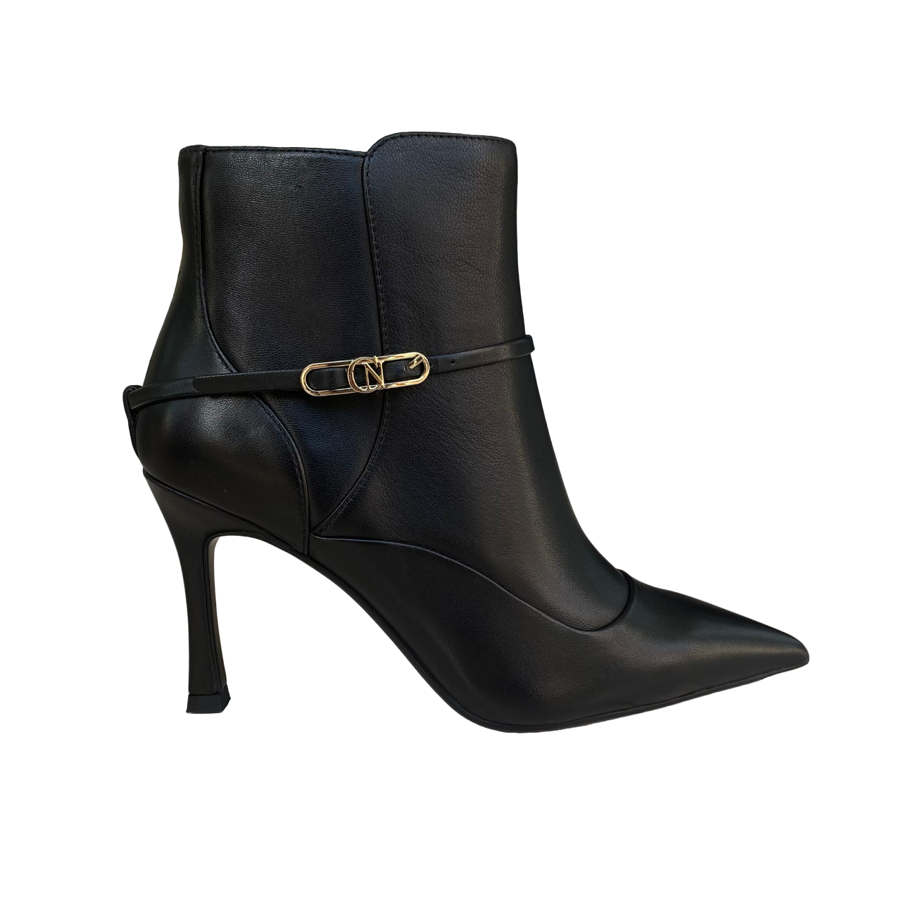 CafèNoir scarpa tronchetto da donna con tacco e fibbia C1NA4043 N001 nero