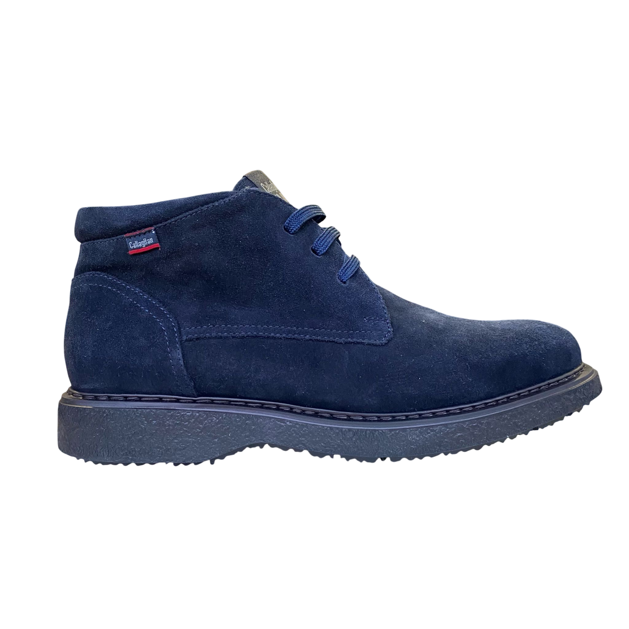 CallagHan scarpa polacchino da uomo in Scotchgard 3M Ante 12302 blu
