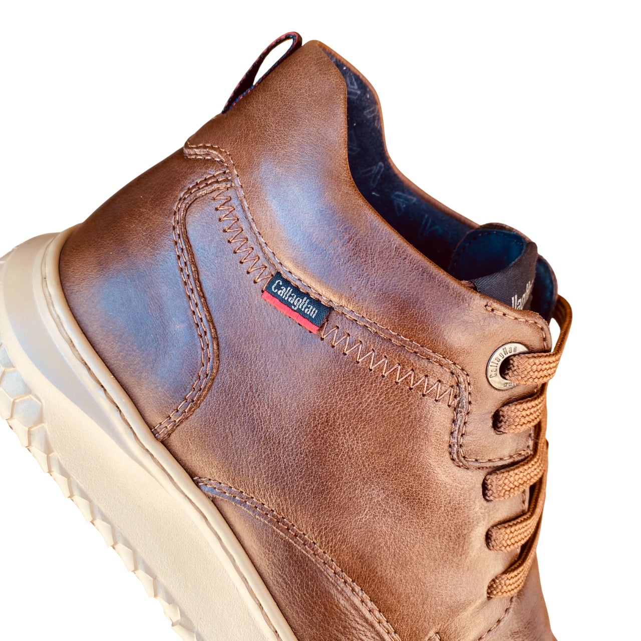 CallagHan scarponcino uomo 60803 Marrone - tallone
