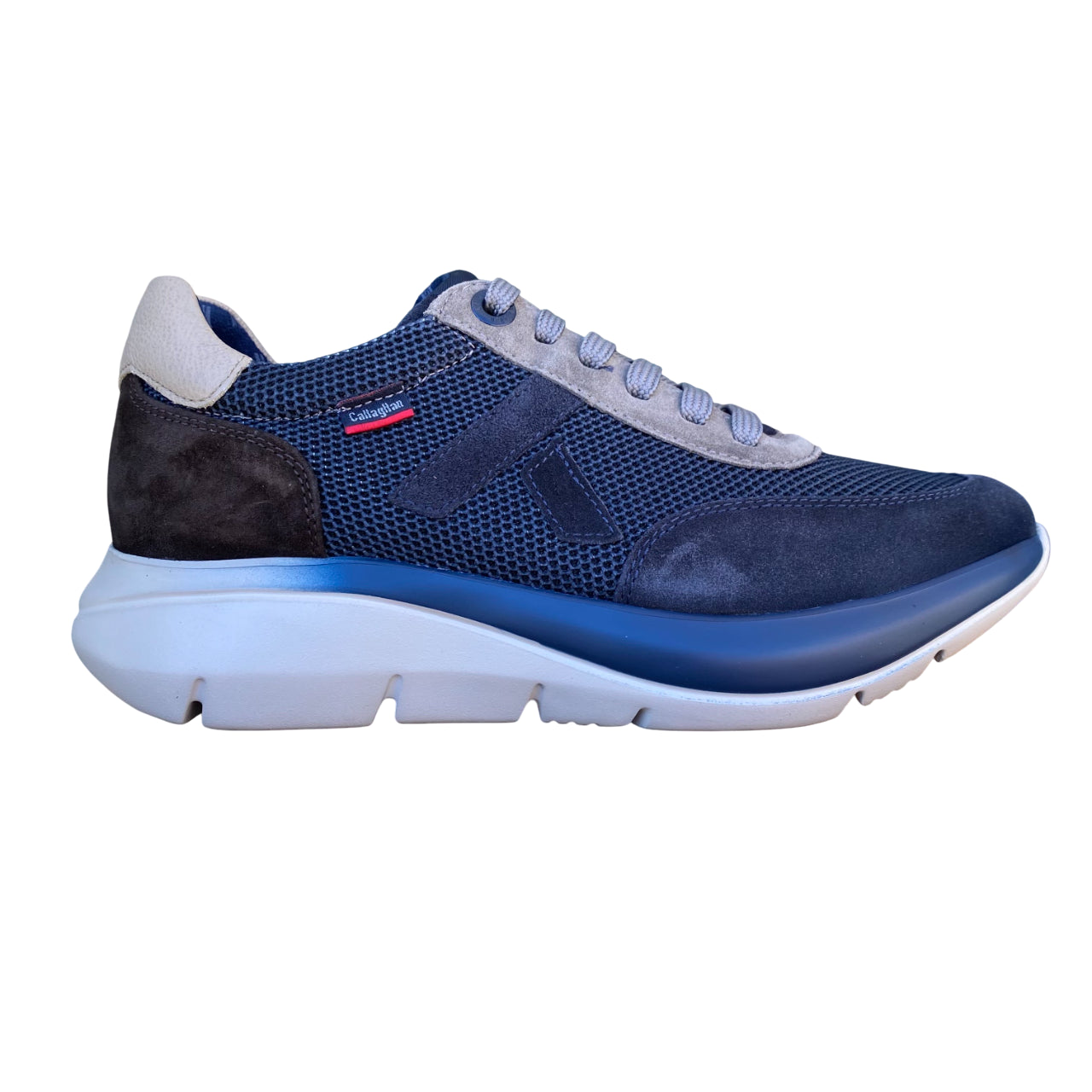 CallagHan sneakers uomo 61203 Algoritmo Blu Marrone