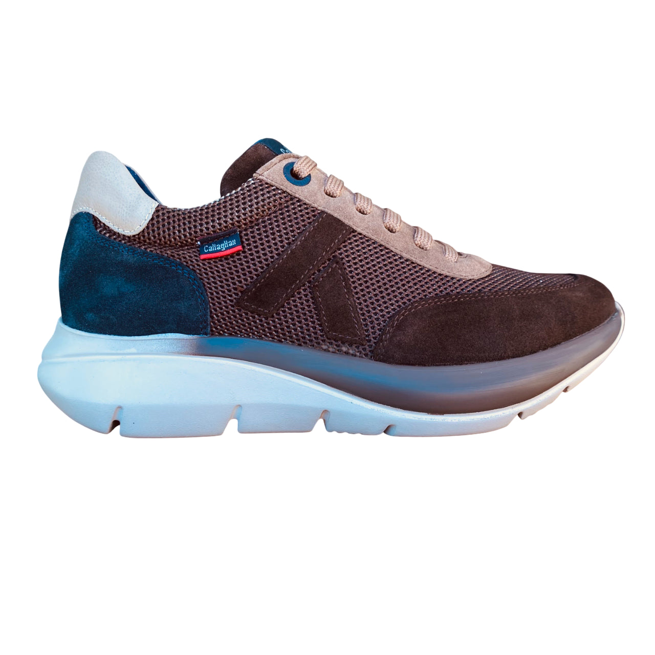CallagHan sneakers uomo 61203 Algoritmo Marrone