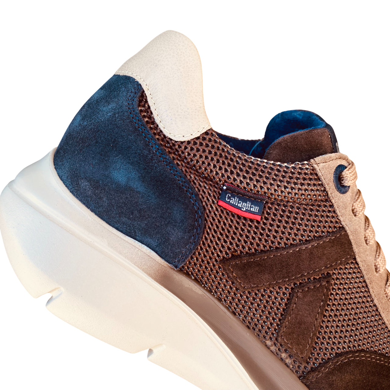  CallagHan sneakers uomo 61203 Algoritmo Marrone - tallone