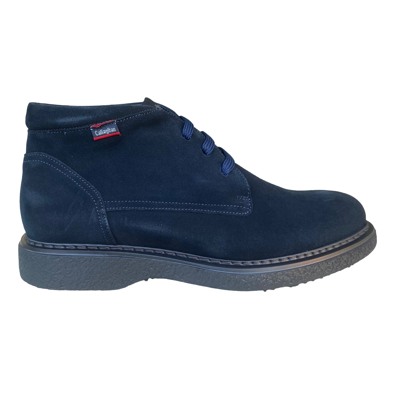 CallagHan scarpa polacchino da uomo in Scotchgard 3M Ante 12302 blu