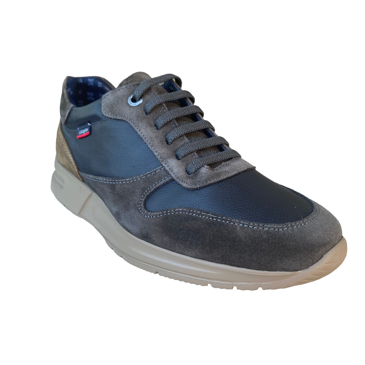 CallagHan scarpa sneakers da uomo Luxe 91327 grigio scuro