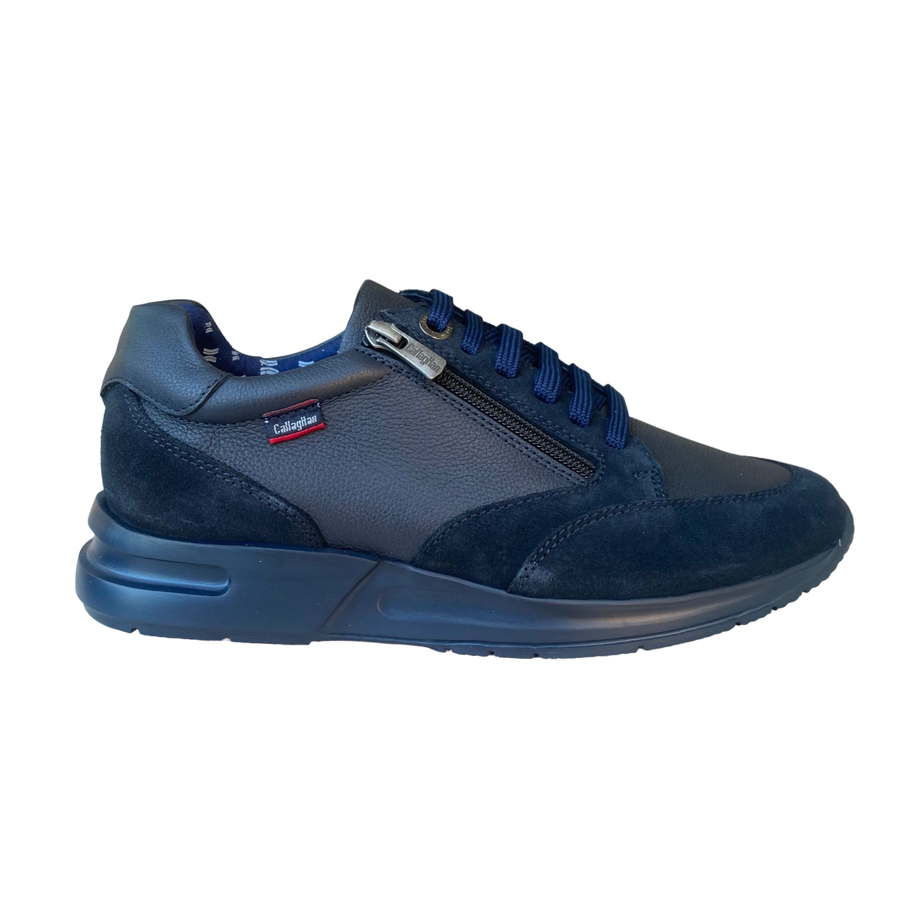 CallagHan scarpa sneakers da uomo Luxe 91328 blu