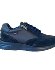 CallagHan scarpa sneakers da uomo Luxe 91328 blu