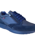 CallagHan scarpa sneakers da uomo Luxe 91328 blu