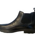 CallagHan stivaletto in pelle con elastico da uomo Sutter 52806 nero